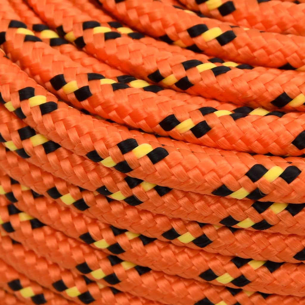 Boat Rope Orange 6 mm 100 m Polypropylene