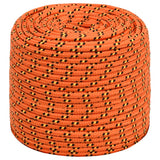 Boat Rope Orange 8 mm 100 m Polypropylene - Front View