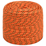 Boat Rope Orange 10 mm 50 m Polypropylene - Front View