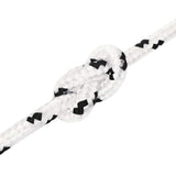 Work Rope White 10 mm 100 m Polyester - 45-Degree Angle