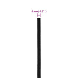 Work Rope Black 6 mm 100 m Polyester