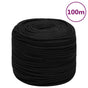 Work Rope Black 10 mm 100 m Polyester