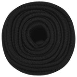 Work Rope Black 12 mm 100 m Polyester - Side View
