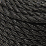 Work Rope Black 12 mm 50 m Polypropylene - Top-Down View
