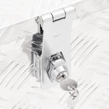 Storage Box Silver 60x23.5x23 cm Aluminium - Close-Up Angle