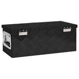 Storage Box Black 60x23.5x23 cm Aluminium - 45-Degree Angle