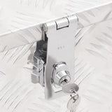 Storage Box Silver 80x39x30 cm Aluminium - Close-Up Angle