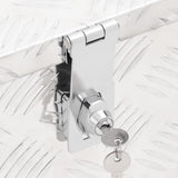 Storage Box Silver 90x47x33.5 cm Aluminium - Close-Up Angle