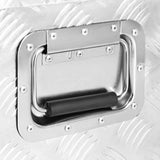 Storage Box Silver 100x55x37 cm Aluminium