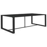 7 Piece Garden Lounge Set with Cushions Aluminium Anthracite - Top-Down View