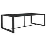 6 Piece Garden Lounge Set with Cushions Aluminium Anthracite - Top-Down View