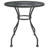 5 Piece Garden Dining Set Expanded Metal Mesh Anthracite