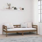 Day Bed without Mattress Honey Brown 90x190 cm Solid Wood Pine