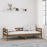 Day Bed without Mattress Honey Brown 90x190 cm Solid Wood Pine - Top-Down View