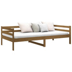 Day Bed without Mattress Honey Brown 90x190 cm Solid Wood Pine