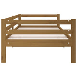 Day Bed without Mattress Honey Brown 90x190 cm Solid Wood Pine - Extra Image