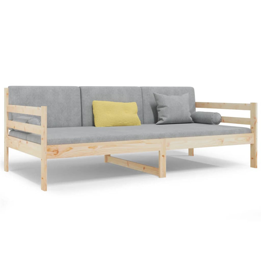 Day Bed without Mattress 90x190 cm Solid Wood Pine