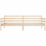 Day Bed without Mattress 90x190 cm Solid Wood Pine
