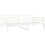 Day Bed without Mattress White 90x190 cm Solid Wood Pine