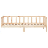 Day Bed without Mattress 90x190 cm Solid Wood Pine - Rear View