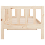 Day Bed without Mattress 90x190 cm Solid Wood Pine - Close-Up Angle