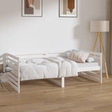 Day Bed without Mattress White 90x190 cm Solid Wood Pine