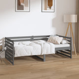 Day Bed without Mattress Grey 90x190 cm Solid Wood Pine