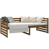 Day Bed without Mattress Honey Brown 90x190 cm Solid Wood Pine
