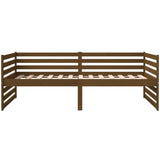 Day Bed without Mattress Honey Brown 90x190 cm Solid Wood Pine