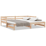 Pull-out Day Bed without Mattress 90x190 cm - Front View