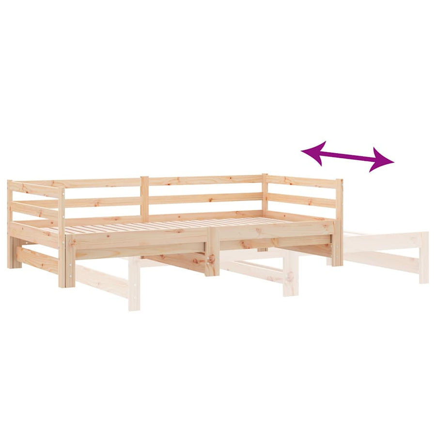 Pull-out Day Bed without Mattress 90x190 cm