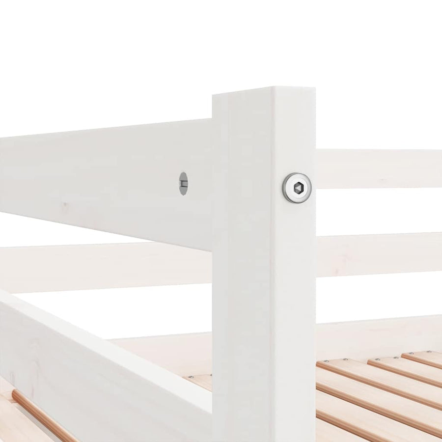 Pull-out Day Bed without Mattress White 90x190 cm