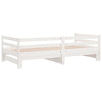 Pull-out Day Bed without Mattress White 90x190 cm