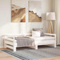 Pull-out Day Bed without Mattress White 90x190 cm