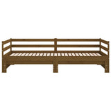 Pull-out Day Bed without Mattress Honey Brown 90x190 cm