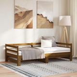 Pull-out Day Bed without Mattress Honey Brown 90x190 cm