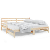 Pull-out Day Bed without Mattress 2x(90x190) cm