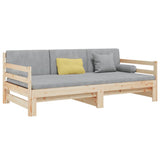 Pull-out Day Bed without Mattress 2x(90x190) cm - Rear View