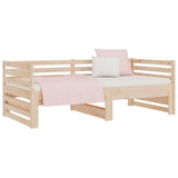 Pull-out Day Bed without Mattress 2x(90x190) cm - Rear View