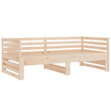 Pull-out Day Bed without Mattress 2x(90x190) cm