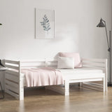 Pull-out Day Bed without Mattress White 2x(90x190) cm
