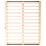 Bed Frame without Mattress 183x203 cm King Solid Wood