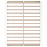 Bed Frame without Mattress White 183x203 cm King Solid Wood