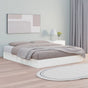 Bed Frame without Mattress White 180x200 cm Solid Wood