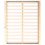Bed Frame without Mattress 150x200 cm King Size Solid Wood