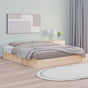 Bed Frame without Mattress 150x200 cm King Size Solid Wood
