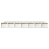 Bed Frame without Mattress White 90x190 cm Solid Wood - 45-Degree Angle