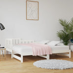 Pull-out Day Bed without Mattress White 90x190 cm