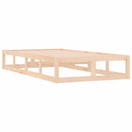 Bed Frame without Mattress 100x200 cm Solid Wood