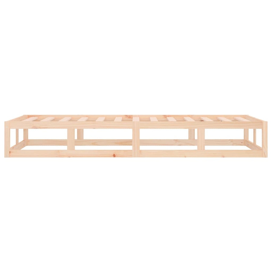 Bed Frame without Mattress 100x200 cm Solid Wood